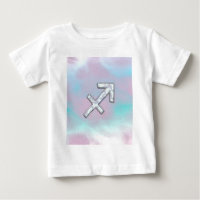 Modern Sagittarius Zodiac op moeder van parelstijl
