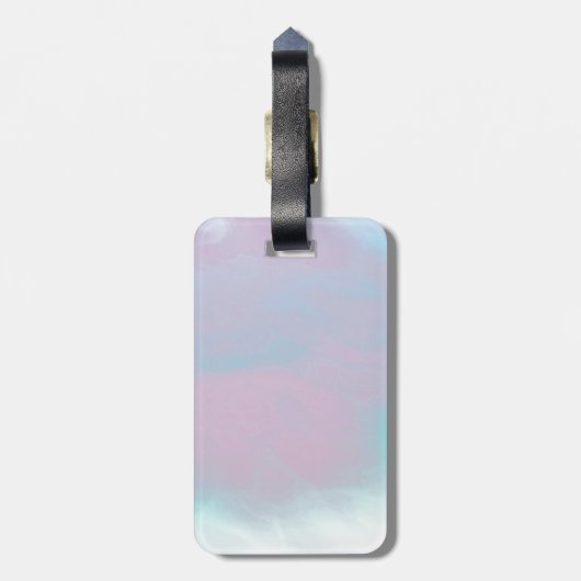 Modern Sagittarius Zodiac op moeder van parelstijl Bagagelabel (Achterkant verticaal)