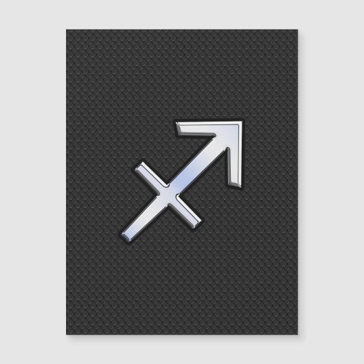 Modern Sagittarius Zodiac Sign on Snake Skin (Voorkant)