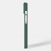 Modern salie groen initiaal minimaal hedendaags Case-Mate iPhone case (Achterkant / Links)