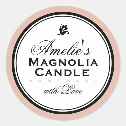 MODERN  SALMON | PERSOONLIJKE STICKER (Voorkant)