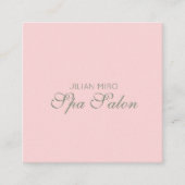 Modern Salon Beauty Studio Pink Appointment Card Afsprakenkaartje (Voorkant)