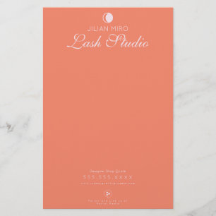Modern Salon Beauty Wimperstudio Briefpapier