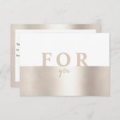 Modern Salon Gold (Voorkant / Achterkant)