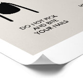 Modern Salon Nail Nail Nazorg Poster (Hoek)