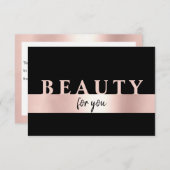 Modern Salon Rosegold (Voorkant / Achterkant)