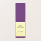 Modern Salon Tools Hair Specialist Polka Dots Visitekaartjes (Binnenkant ongevouwen)