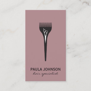 Modern Salon Tools Hair Specialist Visitekaartje