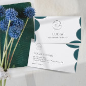 Modern Sample Greenery Visitekaartje