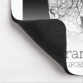 Modern San Francisco City Map Muismat (Hoek)