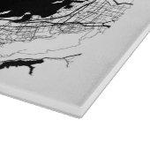 Modern San Francisco City Map Snijplank (Hoek)