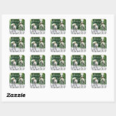 Modern Save the Date Aangepaste Stickers (Vel)