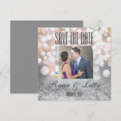 Modern Save the Date Carte photo (Devant / Derrière)