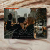 Modern Save the Date Photo noir et blanc