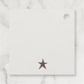 Modern Scandi Minimal Blush Heart Christmas Tree Bedankjes Labels (Achterkant)