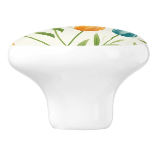 Modern Scandinavian Tulip Ceramic Pull Keramische Knop (Zijkant)