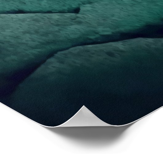 Modern Scandinavisch berglandschap Poster (Hoek)