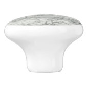 Modern Scandinavisch minimalistisch grijs wit marm Keramische Knop (Zijkant)