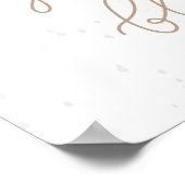 Modern schandi schattig laat je dromen bloeien. poster (Hoek)