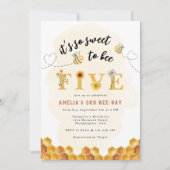 Modern Schattig Het is zo lief om Vijf verjaardag  Kaart (Voorkant)