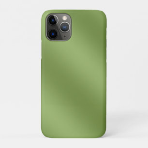 Modern schattig Solid Green gradient Wave patroon iPhone 11 Pro Hoesje