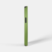 Modern schattig Solid Green gradient Wave patroon iPhone Hoesje (Rechterkant)