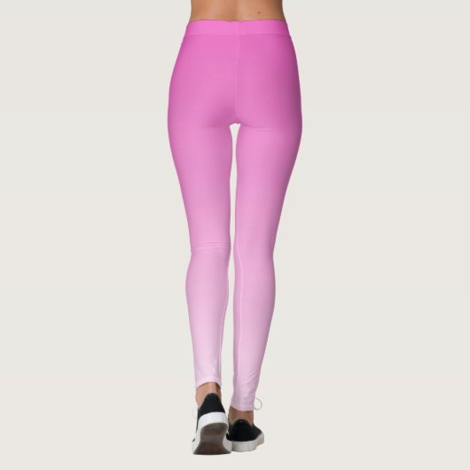 Modern Schattige Stijlvolle Sjabloon Vrouwen Roze Leggings (Achterkant)