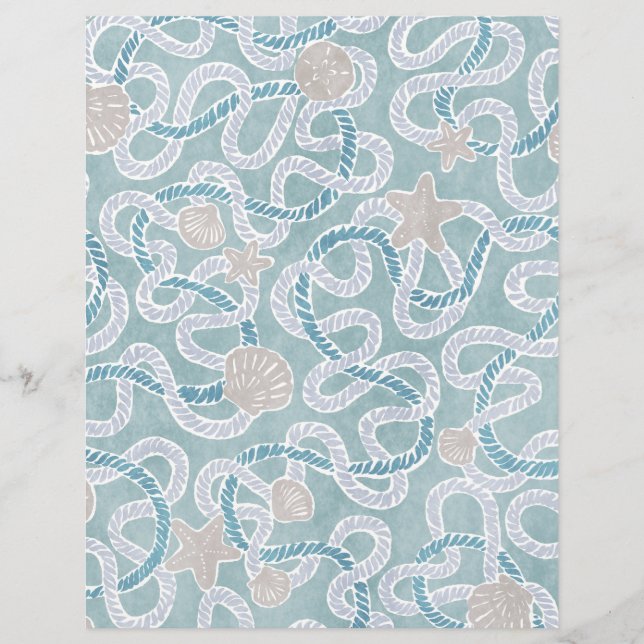 Modern scheepsbouw scrapbook papier (Voorkant)