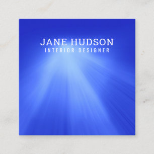 Modern Schoon Elegant Ontwerp Blauw Licht Luxe S Vierkante Visitekaartje