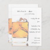 Modern Schots Glas Kaart (Voorkant / Achterkant)