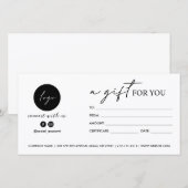 Modern Schrift Een cadeau voor jou LOGO SOCIALE PI (Voorkant / Achterkant)