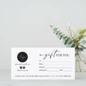 Modern Schrift Een cadeau voor jou LOGO SOCIALE PI (Staand voorkant)