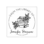 Modern Schrift Uit de Bibliotheek Van, Botanisch B Rubberstempel (Afrduk)