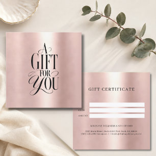 Modern Schriftlettertype Zakelijk Cadeau Certifica