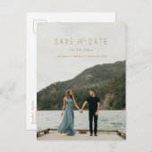 Modern Schrijven sparen het Briefkaart van de Datu (Voorkant / Achterkant)