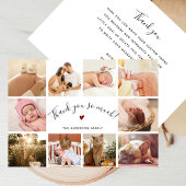 Modern Script 10 Recién nacido de Collage de fotos