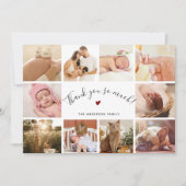 Modern Script 10 Recién nacido de Collage de fotos (Voorkant)