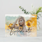 Modern script 2 Fotogradatie Partij Kaart (Staand voorkant)