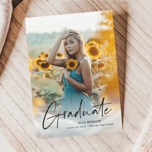 Modern script 2 Fotogradatie Partij Kaart