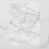MODERN SCRIPT 30e verjaardag zwart wit goud Folie Uitnodiging (Achterkant)