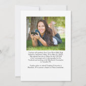 Modern script 4 Aankondiging van Afstuderen foto's (Achterkant)