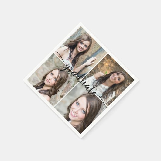 Modern script AFSTUDEREN 4 fotocollage Servet (Hoek)