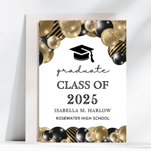 Modern script Afstuderen Aankondiging