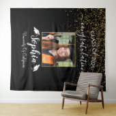 Modern Script Afstuderen Achtergrond | Afstuderen  Wandkleed (In Situ (horizontaal))