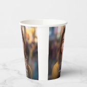 Modern script Afstuderen Afstuderen foto Papieren Bekers (Links)