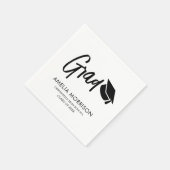 Modern Script Afstuderen minimalistisch Afstuderen Servet (Hoek)
