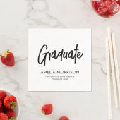 Modern Script Afstuderen minimalistisch Afstuderen Servet (Insitu)