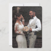 Modern Script All in One Photo Wedding Invitation (Dos)