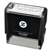 Modern Script Ananas Retouradres Zelfinktende Stempel (Product)