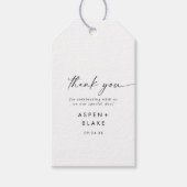 Modern script - Bedankt voor je cadeauLabels (Voorkant)